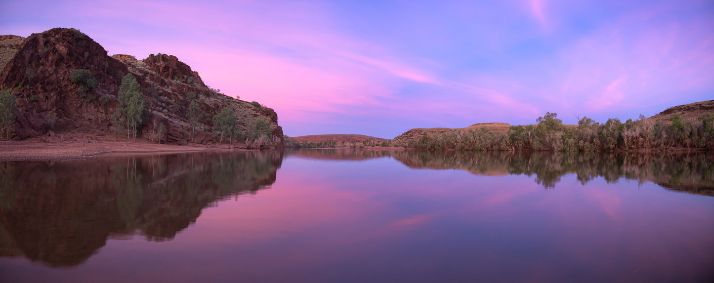 Oakover River Sunset- Carawine Gorge