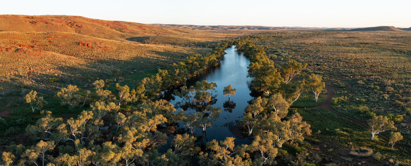 Sunset over Devil Creek