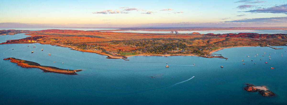 Dampier Townsite Aerial View – Electric Images Australia