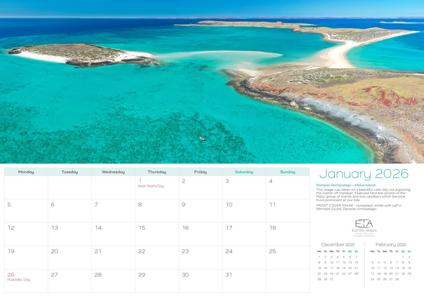 2026 Pilbara Landscapes Calendar Pre Order